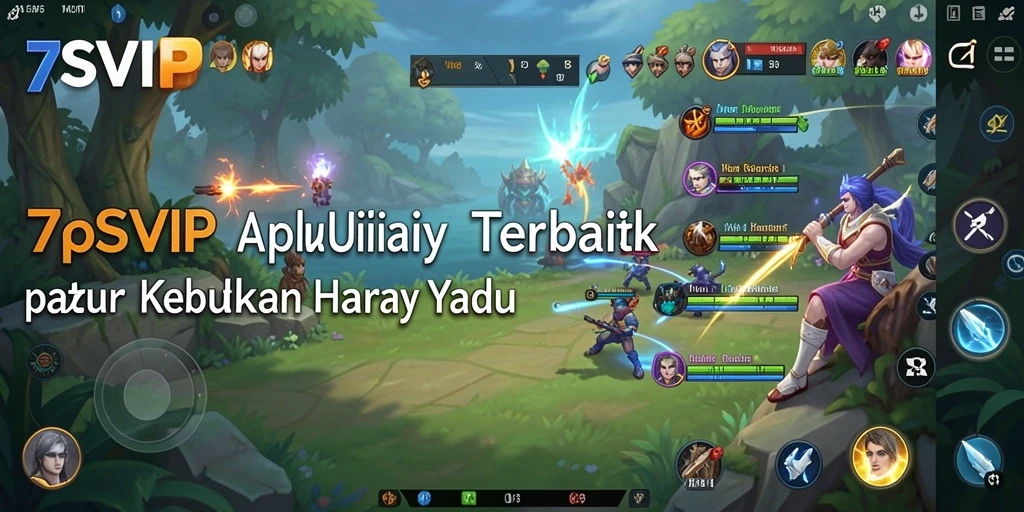 Tampilan antarmuka aplikasi 7SVIP yang sederhana dan fungsional.