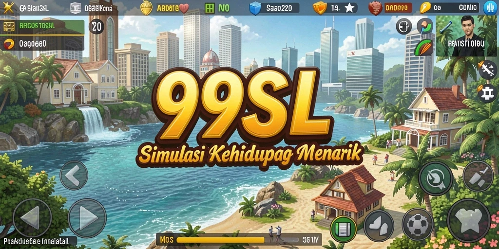 Screenshot 99SL menampilkan gameplay yang realistis dan interaktif.