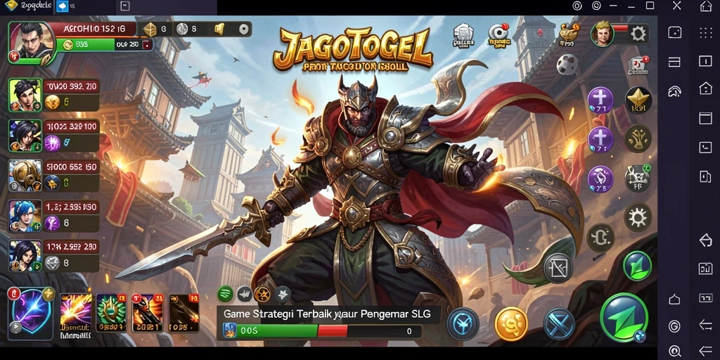 Tampilan gameplay JAGOTOGEL yang mendebarkan dan penuh strategi.