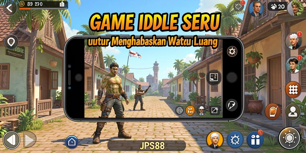 Tampilan gameplay menarik dari JPS88 dalam mode Idle.