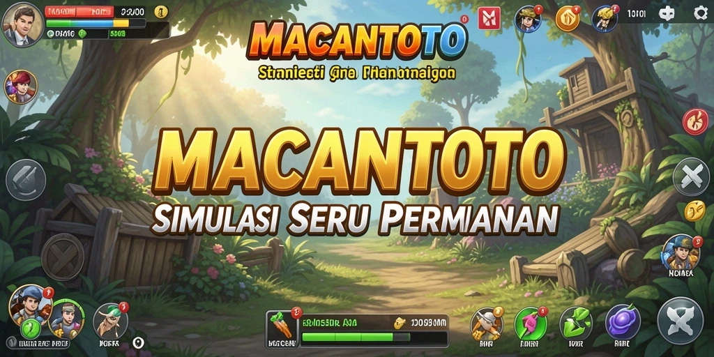 Tampilan gameplay menarik dalam game simulasi MACANTOTO.