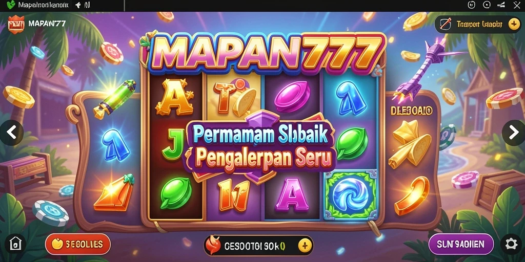 Gameplay menarik dari permainan slot MAPAN777 yang penuh warna.