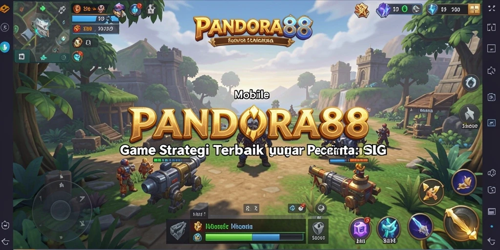Tangkapan layar PANDORA88 menampilkan aksi pertempuran seru dan strategis.