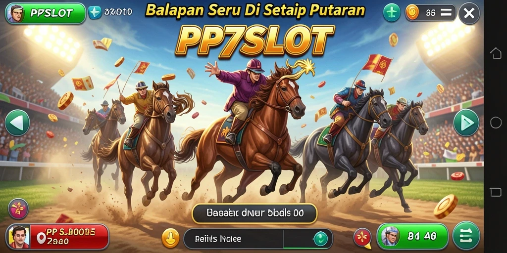 Gameplay mendebarkan di PP7SLOT dengan balapan yang intens.