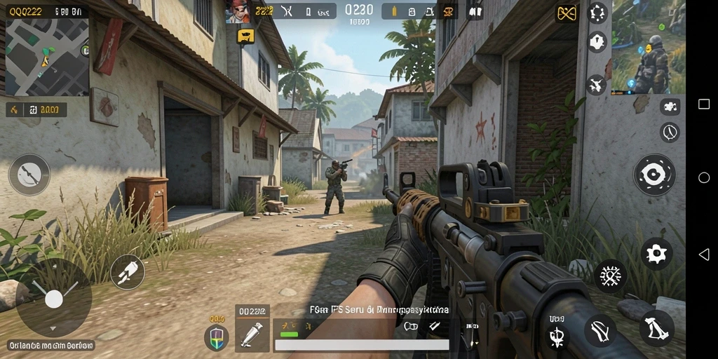 Tampilan gameplay QQ222 yang menegangkan dan penuh aksi.