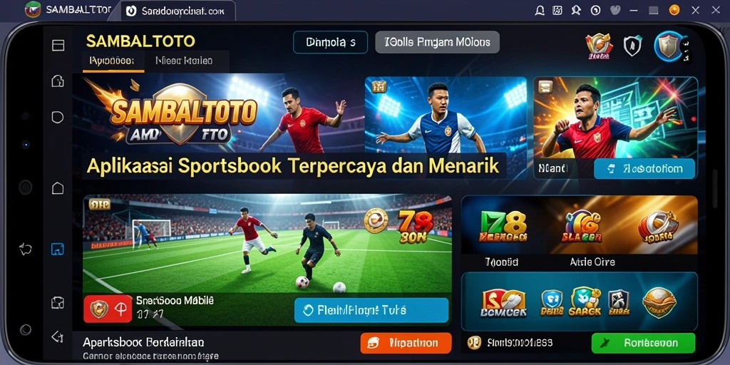 Tampilan menarik dari <strong>SAMBALTOTO</strong> saat gameplay taruhan olahraga.