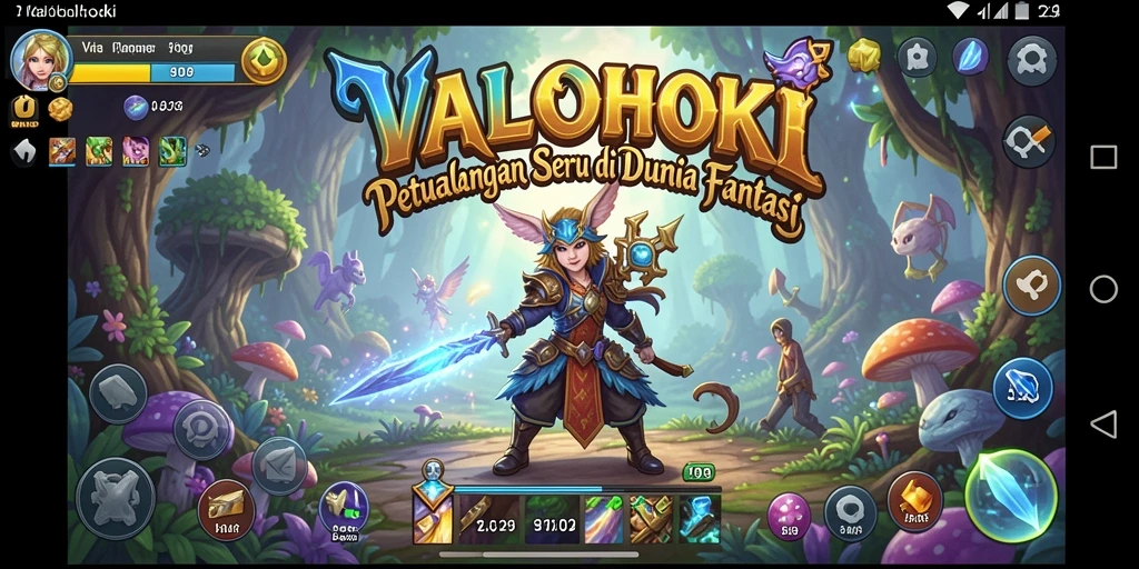 Tangkapan layar gameplay VALOHOKI menampilkan momen seru dalam petualangan.