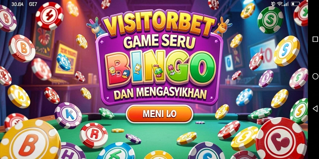Tampilan gameplay Bingo yang seru di VISITORBET.