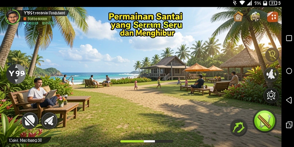 Screenshot Y89 menampilkan gameplay menyenangkan dengan grafis cerah.